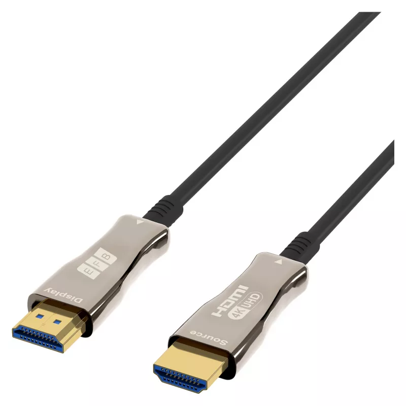 EFB Elektronik HDMI Fibre Optic Cable AOC Active 4K60Hz black - Digital/Display/Video - 20 m (HDMI-20-00008)