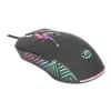 Manhattan Gaming Mouse with LEDs, Wired, Seven Button, Scroll Wheel, 7200dpi, Black with LED lighting, Three Year Warranty