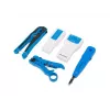 LANBERG Cable Crimper Tool Set NT-0302 — RJ-45 crimper, plastic handles, carrying case, on/off switch, multicolour
