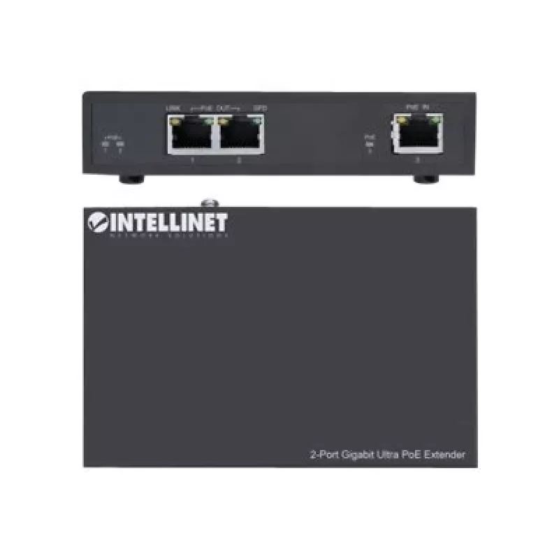 Network transmitter Intellinet 2-Port Gigabit Ultra PoE Extender