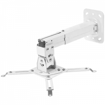Ceiling/wall projector mount ONKRON K3A — white, max load 10 kg, 130×390×102 mm