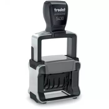 Self-inking date stamp Trodat Professional 4.0 5430 with stainless steel case