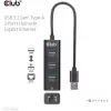 USB Hub CLUB3D USB 3.2 Gen1 Type-A 3 Ports with Gigabit Ethernet