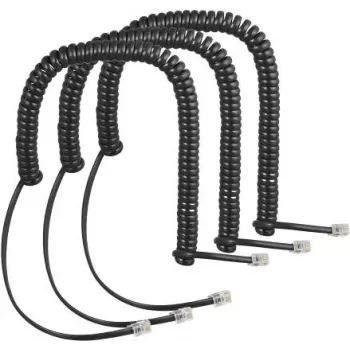 Auerswald Coiled Cable-3er-Set COMfortel-Handset 55001