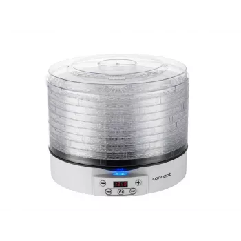 Food dehydrator Concept Solution SO2020, 500 W, LED display, silver, 220–240 V, 3.3 cm grate diameter