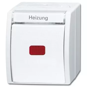 BUSCH JAEGER 2601/6 SKWNH-54 - 1P - White - 250 V - 10 A - 74 mm - 55 mm