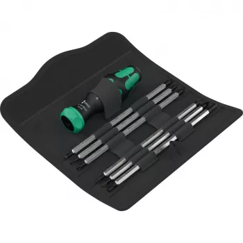 Multi-bit screwdriver Wera Kraftform Kompakt Vario RA 7 pieces 220 mm