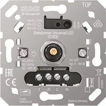 Rotary Dimmer jung 1731DD Universal LED rotary dimmer for LED and incandescent lamps