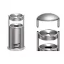 Ashtray Round Kerkmann 6291 Stainless Steel