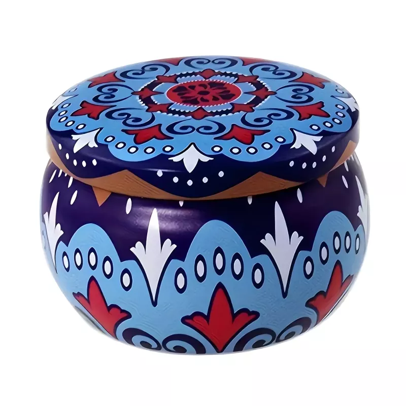 Set of 4 Soy Candles Extralink Home, Scented Decorative Candles for Gifts + Box