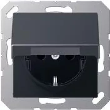 Jung SCHUKO-Socket Outlet Anthracite matt A 1520 BFKIKL ANM (A1520BFKIKLANM)