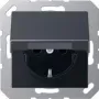 Jung SCHUKO-Socket Outlet Anthracite matt A 1520 BFKIKL ANM (A1520BFKIKLANM)