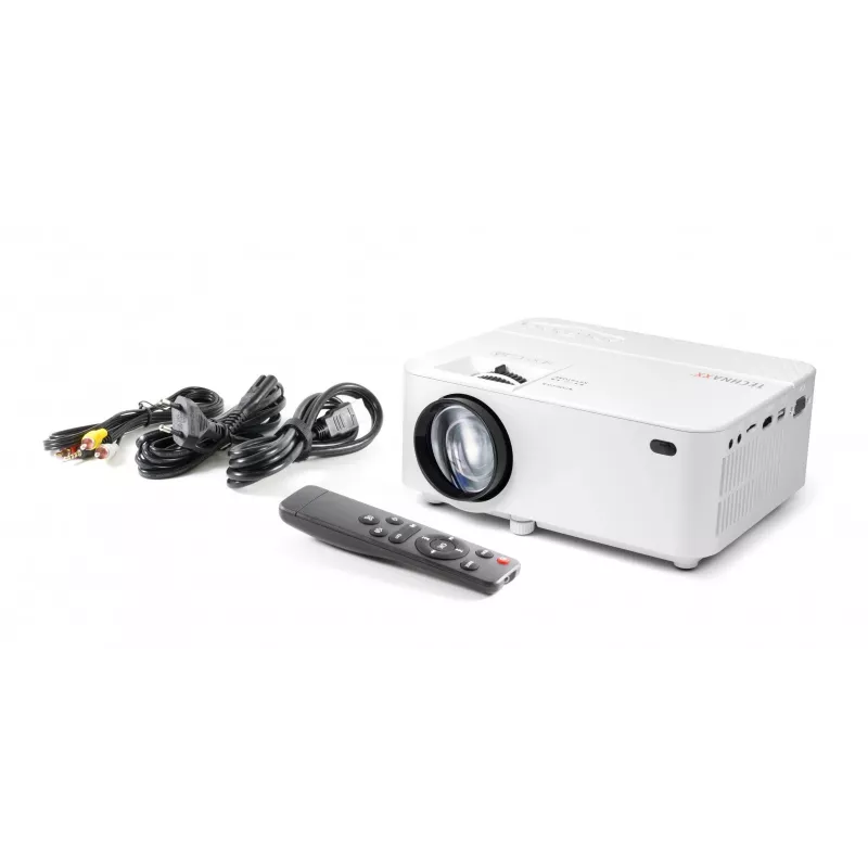 Technaxx TX-113 Standard Throw Projector 1800 ANSI Lumens LED 800x480 White