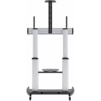 Manhattan Trolley Mount Stand for TV & Monitors, For screens: 60 inch to 100 inch,VESA compatibility:all between 200x200 to 800x600mm -check the dimensions of the four mounting holes on back of screen to ensure it fits,Max 100kg,Height adjustable 1200 to 1685mm,LFD,Bracket