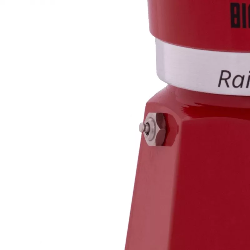 Stovetop Coffee Maker BIALETTI Rainbow 0.06 L — Aluminium, 60 ml, Red