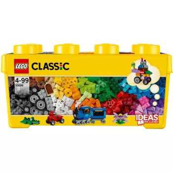 LEGO 10696 Classic Medium Creative Brick Box Easy Toy Storage Colourful Bricks Building Set Toys for Kids Boys & Girls Aged 4 Plus Years Old with