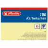 Index Card Herlitz 1150515 Yellow 1 pc(s)