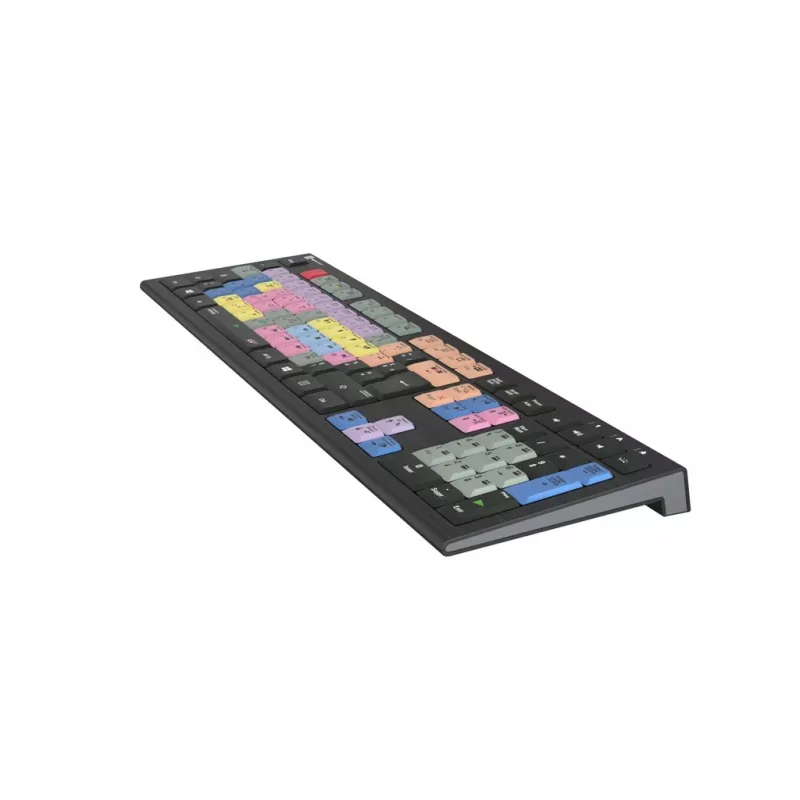 Logickeyboard LKB-EDIUS-A2PC-FR keyboard Universal USB AZERTY French Black