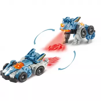 Switch & Go Dinos - Fire-Mini-Triceratops, Play Figurine