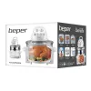 Electric Food Steamer Beper BF.640 2-tier, adjustable timer, countertop food steamer