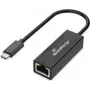 USB Type-C to RJ45 Ethernet Adapter MediaRange MRCS237, Gigabit 10/100/1000 Mbps, 20 cm, Black