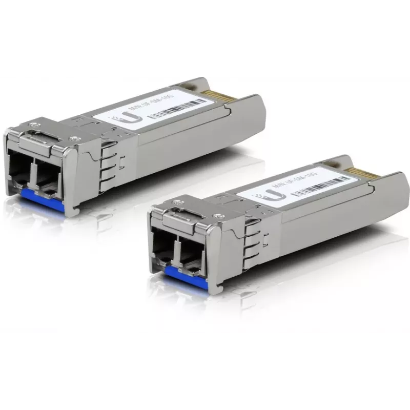 SFP+ fiber transceiver Ubiquiti UACC-OM-SM-10G-D-2 10 Gbps 1310 nm LC single-mode 10 km (2-pack)
