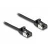 Network Cable DeLOCK RJ45 Cable plug to plug Cat.8.1 0.25 m Black