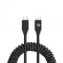 USB-C cable Tellur TLL155751 PD 60W 1.8 m Black