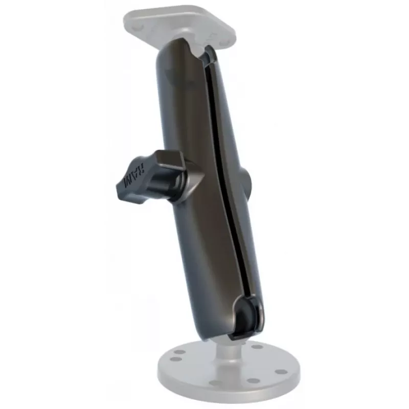 Tablet/Device Double Socket Arm RAM Mounts RAM-B-201U-C, aluminium, ball 2.54 cm, height 152.4 mm, black