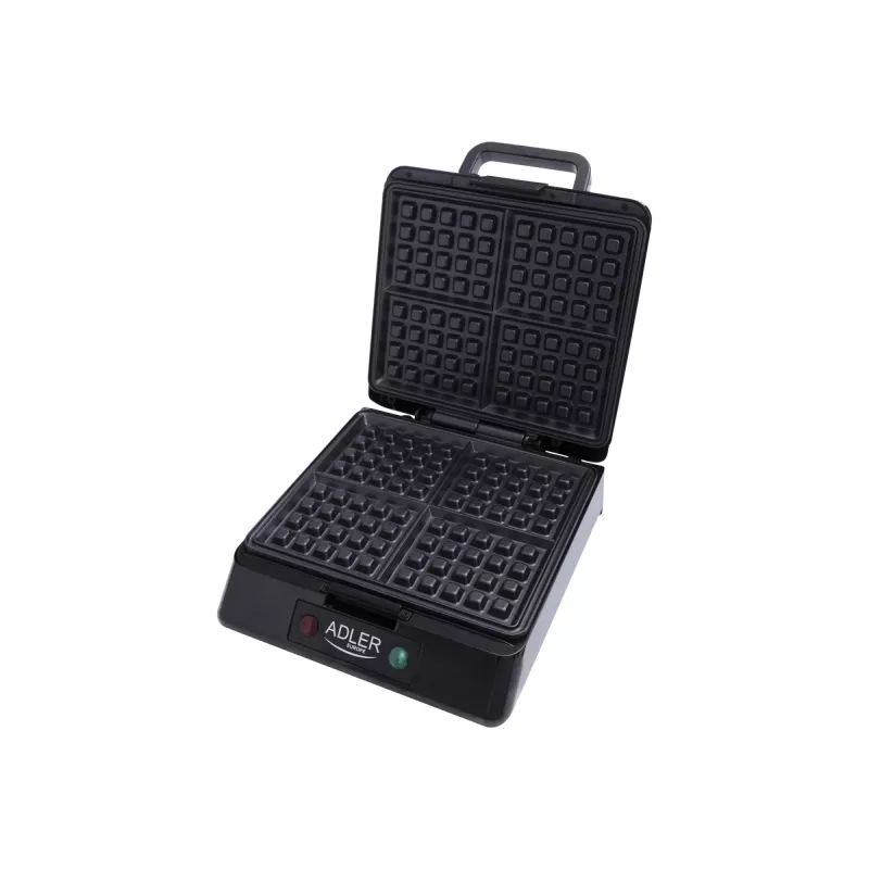 Adler AD 3036 waffle iron 4 waffle(s) Black,Grey 1500 W