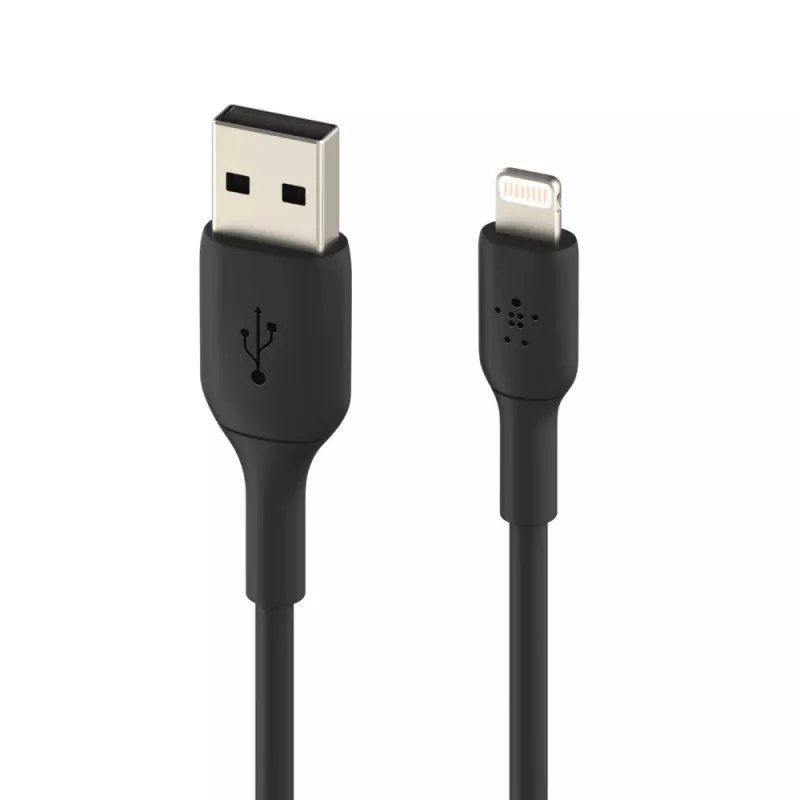 Belkin PVC USB-A to ligh tning 3m Black