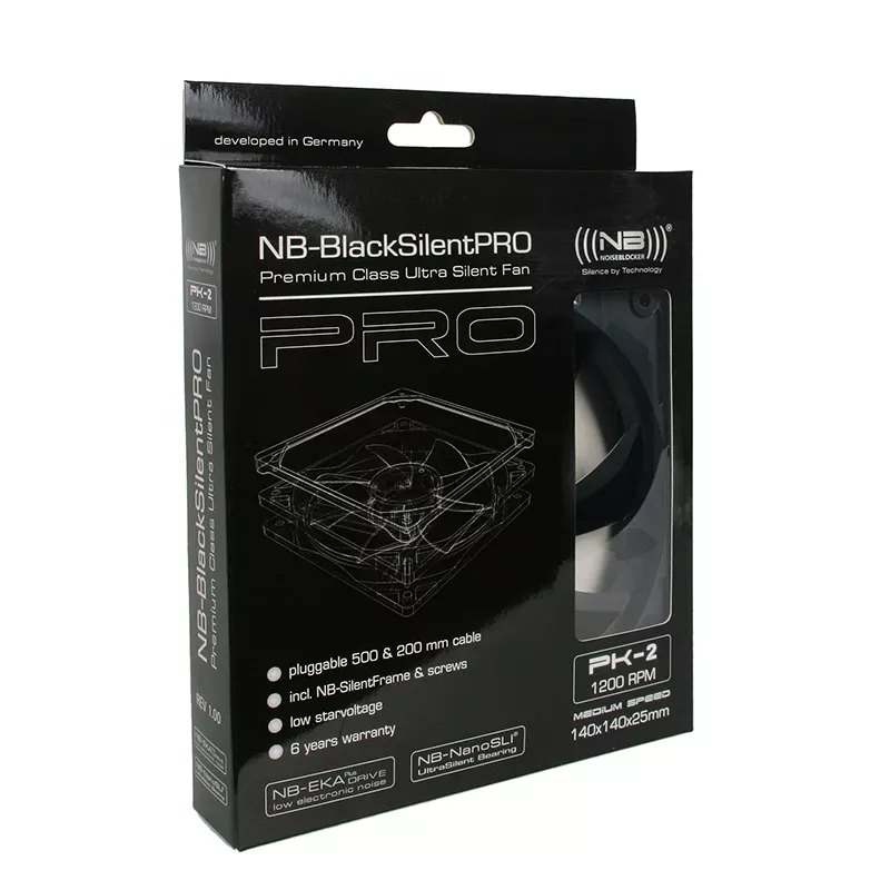 Fan Noiseblocker BlackSilentPro PK2