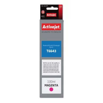 Activejet AE-664M ink (replacement for Epson T6643; Supreme; 100 ml; magenta)