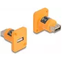 DeLOCK D-Type Module USB 2.0 Type-A female to female orange