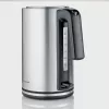Electric kettle SEVERIN WK 3449 — 1.7 L, 2400 W, stainless steel/plastic, black-silver