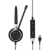 EPOS IMPACT SC 660 USB ML Headset Wired Headband Calling/Music USB Type-A Black, Silver
