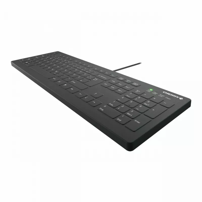 Keyboard CHERRY AK-C8112 Medical USB QWERTZ German Black White Full-size