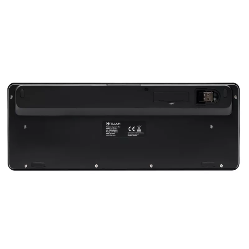 Mini wireless keyboard Tellur TLL491251 Black compact design, portable layout