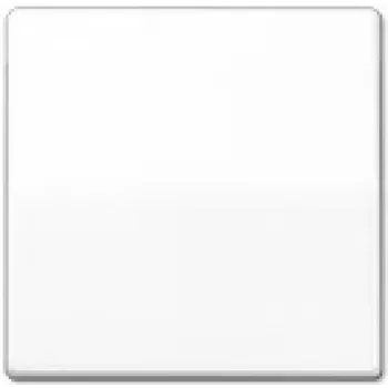 Wall switch cover plate JUNG AS 591 BF WW, white, compatible with 501/502/503/506/507 series, IP44