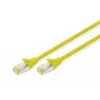 Patch Cord Digitus CAT 6A S/FTP DK-1644-A-0025/Y 0.25m Yellow