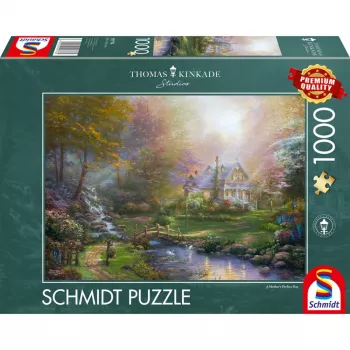 1000-piece jigsaw puzzle Schmidt Spiele Thomas Kinkade Studios 'The Perfect Mother's Day' – 1000 pcs