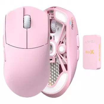 Mouse Lamzu MAYA X 8K Wireless Gaming Mouse Light Pink USB