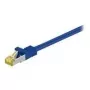 Wentronic GoobayCat.7 Raw Cable Patch Cable, S/FTP (PiMF), Blue, 30 m - LSZH Halogen-Free, Copper, RJ45 Plug (91673)