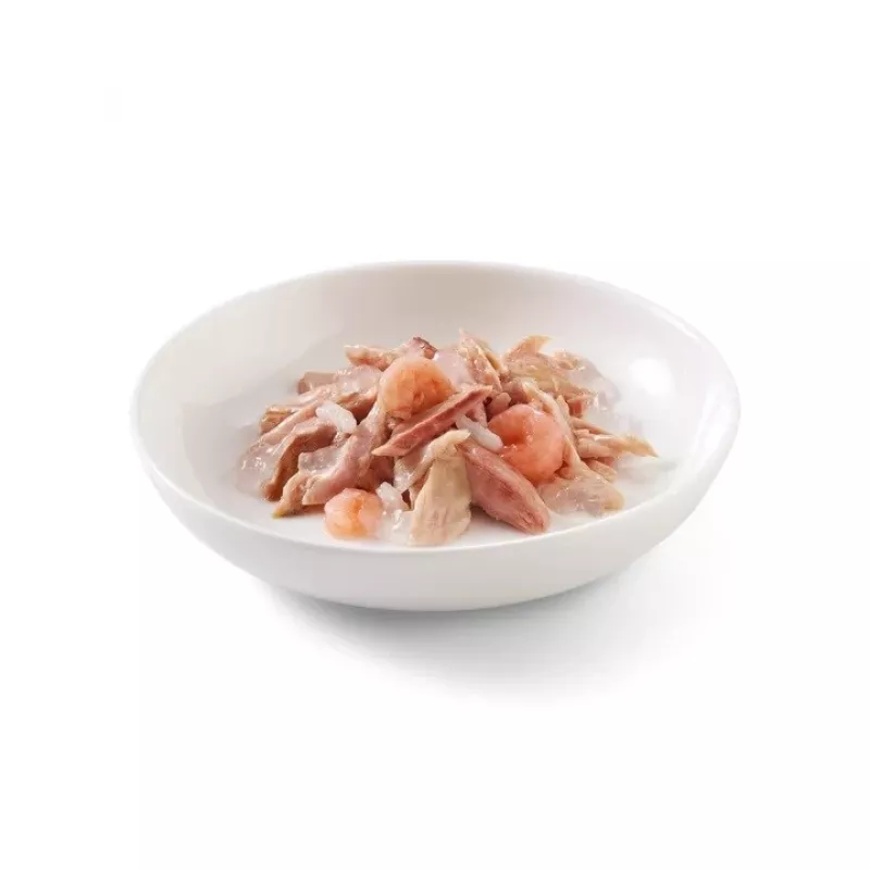 SCHESIR in jelly Tuna with shrimps - wet cat food - 85 g