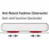 Double mattress High Peak Double — 1380×1970×200 mm, grey, for adults
