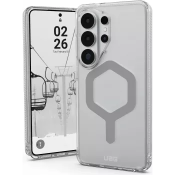 UAG Urban Armor Gear Plyo Case with Magnet Module | Samsung Galaxy S26 Ultra | ice (transparent)/silver | 214539114333 (214539114333)