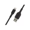Cable Braided USB-Light ning 1m Black