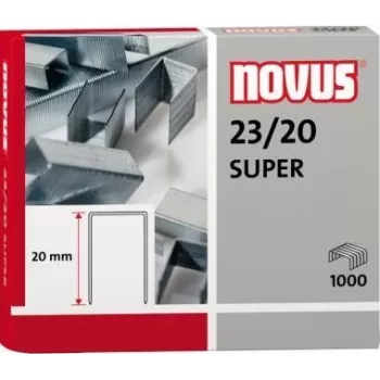 Staples pack Novus 23/20 SUPER 1000 staples 042-0240