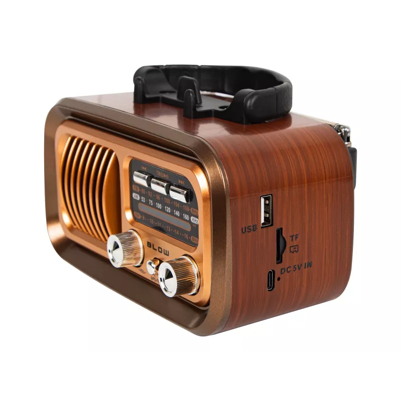 Portable analog AM/FM radio RA16 solar