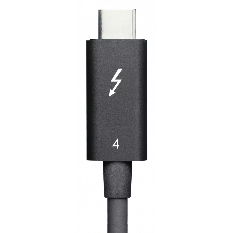 Thunderbolt cable Lenovo 4Z51A40455 — 2 m, 40 Gbit/s, male‑to‑male, black